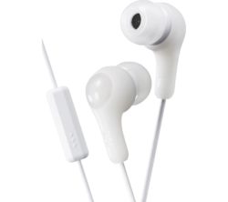 JVC Gumy Plus Headphones - White
